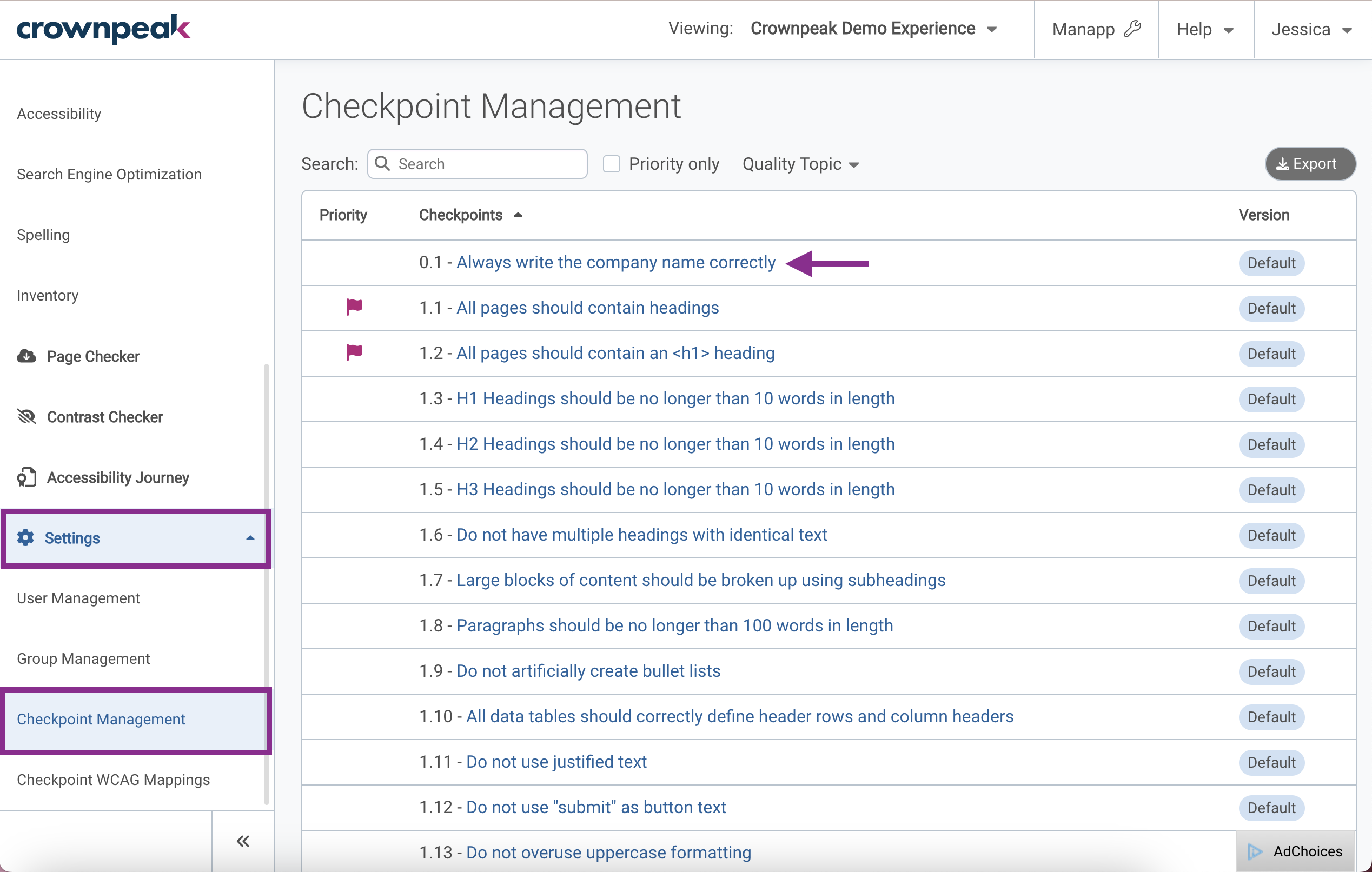 Settings_CheckpointManagement.png