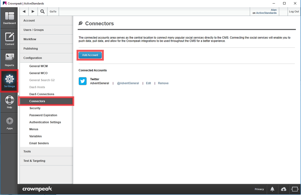 1 Add DQM connector account in DXM.png