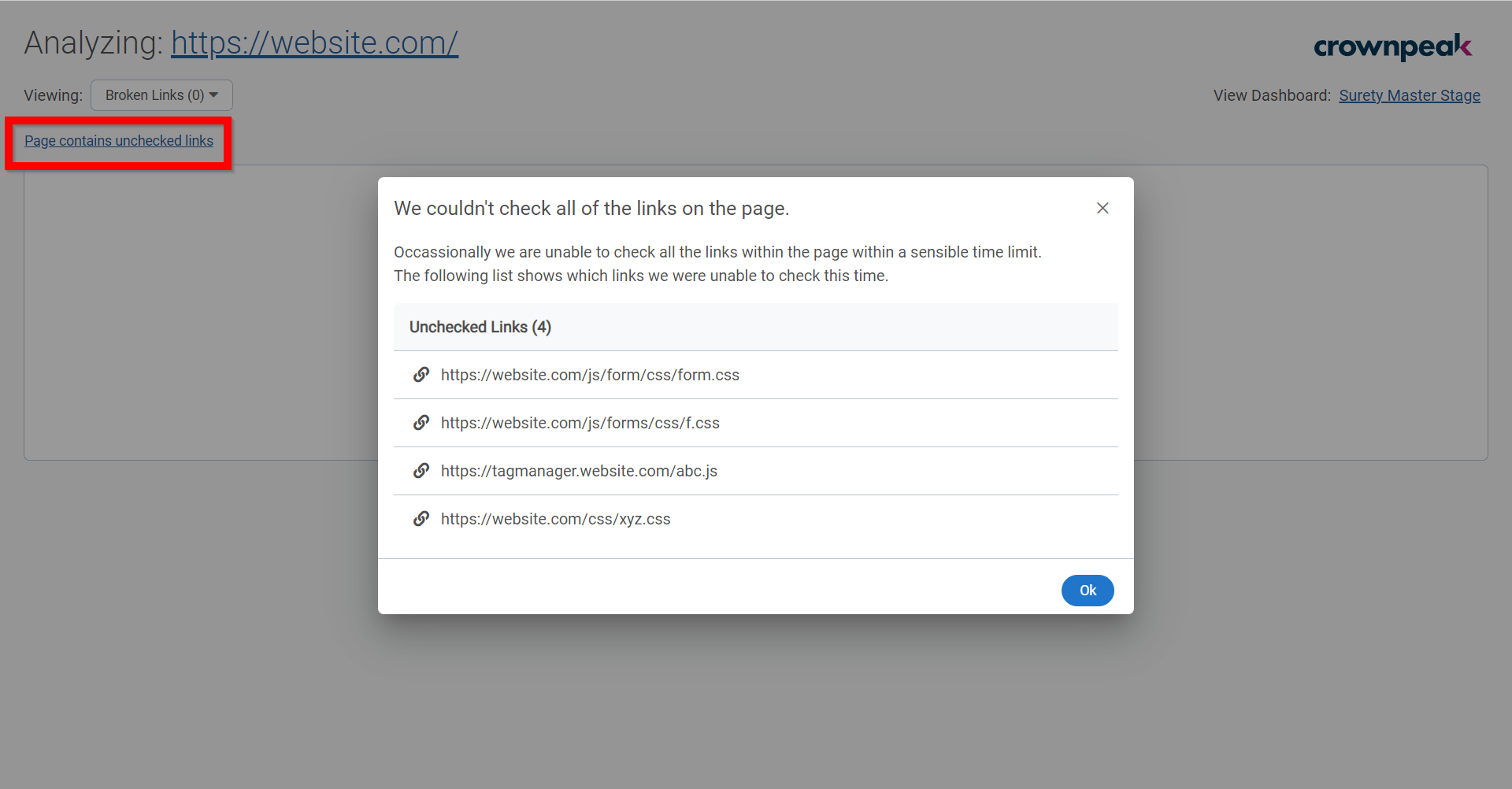 Page Checker 7 _ Crownpeak DQM.png