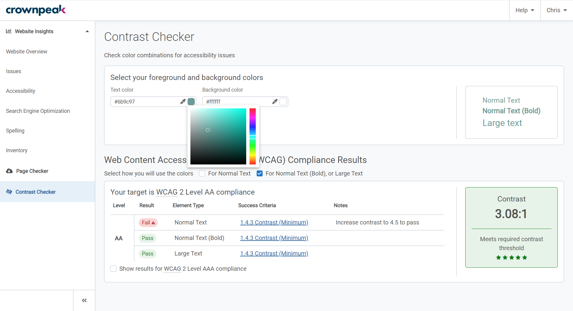 Contrast Checker 1 _ Crownpeak DQM.png